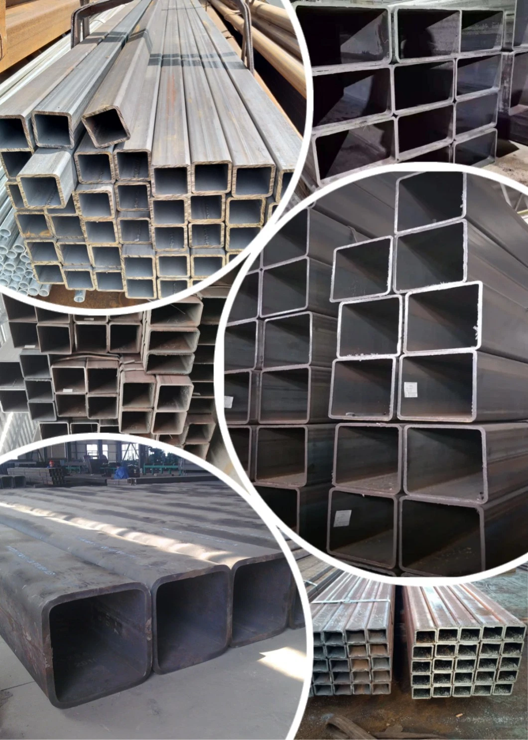 ASTM DIN JIS Premium Quality Steel Structural Pipes and Tube Rectangular Steel Tubing Galvanized Steel Welded Pipe